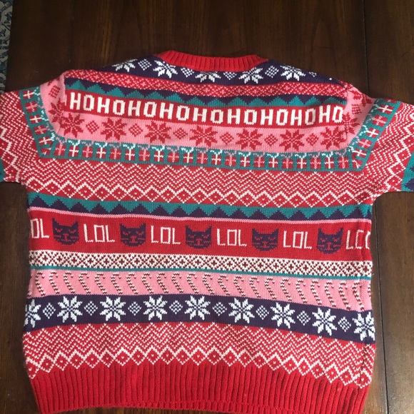 Divided Ugly Christmas Crew Neck Sweater Small - Picture 4 of 4